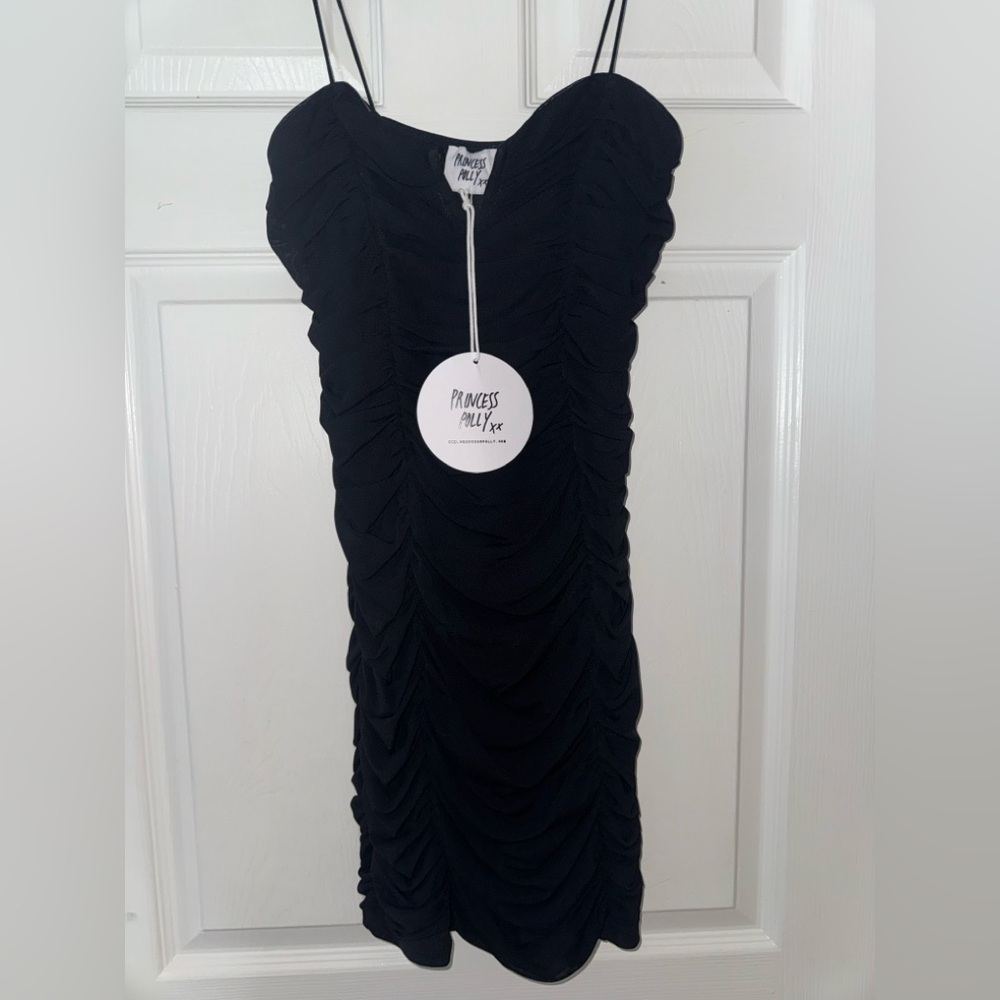 Princess Polly "I Want You" Mini Dress in Black US 10